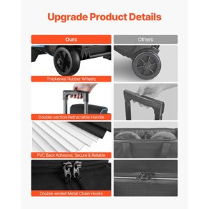 Borsa per 3 Palle da Bowling con Ruote e Scomparto Separato per Scarpe fino alla Taglia US 16 - Product Image 4