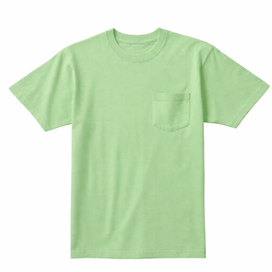 Camiseta de Algodón 230G para Hombre al por Mayor |   Camiseta Casual Lisa Teñida de Algodón 100% con Bolsillo |   Espacio en Blanco para Impresión de Logotipo Personalizado - Product Image 1