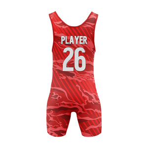 Custom Wrestling <b>Singlet</b> Premium Quality Sublimated Compression Fit Breathable Team Uniform OEM ODM Wholesale Manufacturer - Product Image 5