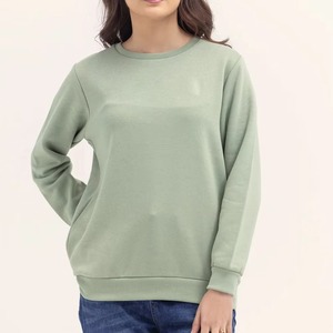 เสื้อสเวตเชิ้ตผู้หญิงคุณภาพสูง วัสดุดีที่สุด กำลังเป็นที่นิยม ใส่สบาย ป้องกันแบคทีเรีย ผ้าถักด้านหน้า โพลีเอสเตอร์ คอตตอน กันน้ำ - Product Image 6