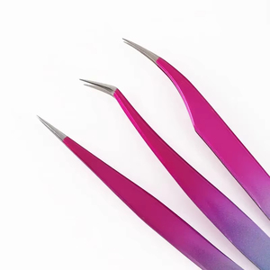 Ensemble d'outils professionnels pour cils en acier inoxydable avec prise de précision et conception antistatique pour la greffe de cils - Product Image 3