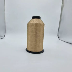 Hilo de Nailon Metálico Plateado de Grado Industrial 1090 Denier 110D, Hilo Zari SHREE VIDHATA JARI para Bordado, Tejido Textil y Manualidades - Product Image 2