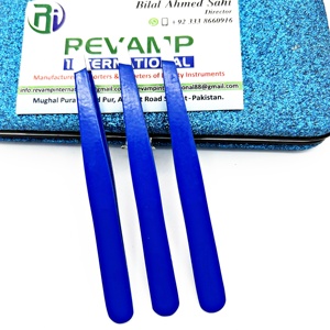 Pinzas de Cejas de Acero Inoxidable de Precisión, Duraderas y Ecológicas, con Punta Inclinada y Colores Personalizables para Tres Pinzas - Product Image 4