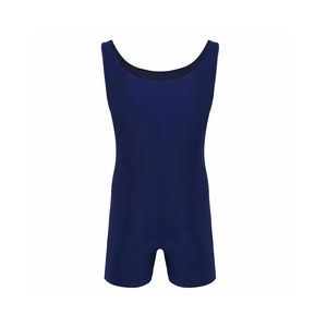 Singlet de Lucha Elástico Hecho a Medida, Spandex/Poliéster, Tirantes Ajustables, Logotipo Frontal, Alta Calidad, Nuevo Diseño, Gran Venta - Product Image 3