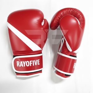 Guantes de Boxeo de Piel Sintética PU para Adultos y Niños, para Entrenamiento, Fitness y Competición, con Logotipo Personalizado, para MMA y Kickboxing - Product Image 1