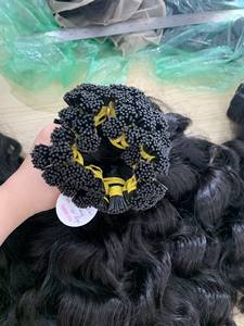 Extensiones de Cabello Humano 100% Natural con Punta I-Tip, Cabello Virgen Remy Camboyano, Suave y Brillante, de 8 a 40 Pulgadas, Doble Trama a Máquina - Product Image 3