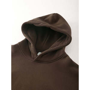 "Sudaderas con capucha de lana de algodón de invierno para hombre-Chaquetas de jersey con diseño de estampado sólido y capucha-Venta al por mayor" - Product Image 6