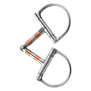 Bocado de Acero Inoxidable de Alta Resistencia para Caballo, Anillo Hueco Articulado, Anillo Suelto TALLIANS INTERNATIONAL TI-HRE-HB-A99-017 - Product Image 3