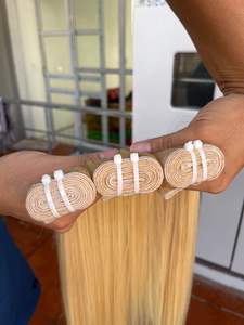 Paquete de 613, Precio al por Mayor, Cabello Vietnamita Virgen Super Double Drawn, Proveedor de Cabello Humano Virgen 613 para Decoloración, Extensiones de Cabello Humano para Mujeres - Product Image 4