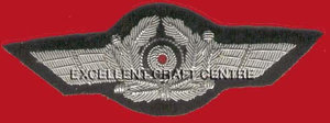 GERMAN NAZE CAP-668 Custom Embroidered Cap Badge With Anchor And Laurel Wreath <b>Sew</b>-On Fabric Patch For Uniform Garment - Product Image 2