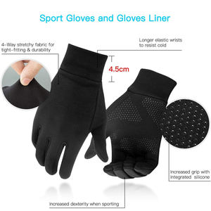 Guantes de Running Personalizados con Logotipo, Resistentes al Viento, Transpirables, Antideslizantes, para Actividades al Aire Libre, Correr por la Mañana, con Pantalla Táctil - Product Image 2