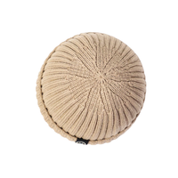 Bonnet court en tricot polyester/coton personnalisable OEM avec patch Docker – Tendance, pour adultes, cyclisme, unisexe, style décontracté