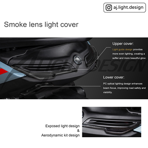 Luz Trasera LED RGB de 4 Lentes AJLIGHT DESIGN para Yamaha NMAX V3 Turbo, Estilo Taiwanés, Calidad con 12 Meses de Garantía - Product Image 4