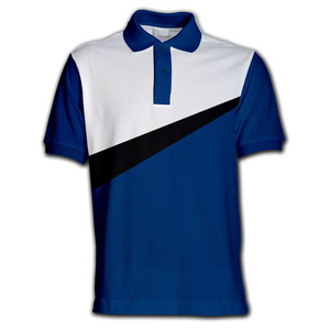 Polo pour homme à blocs de couleur, manches courtes, tricoté, motif géométrique, coupe décontractée classique - Product Image 3