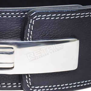 Nouvelle Arrivée Ceinture de Musculation en Cuir Respirante et Réglable avec Logo Personnalisé pour Haltérophilie et Powerlifting - Product Image 3