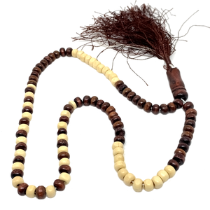 Tasbih en bois perlé, chapelet islamique, naturel et multicolore, emballage personnalisé, meilleure entreprise de fabrication en Inde - Product Image 2