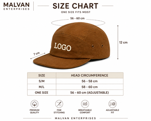 Gorra Deportiva de Lona de 5 Paneles Personalizable, Transpirable y Protectora, con Bordado a Mano, Estilo Deportivo, Hebilla Dorada de Cobre, Unisex - Product Image 4