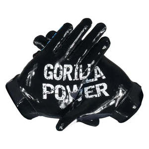 Gants de football américain professionnels en cuir synthétique latex imperméable de qualité supérieure avec logo personnalisé imprimé - Product Image 6
