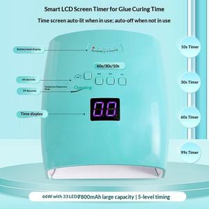 Lámpara UV de Plástico ABS de 66W, Recargable y Portátil, para Secado Rápido de Esmalte de <span class=keywords><strong>Uñas</strong></span> en Gel, 100-240V, para Uso Doméstico, Venta al Por Mayor - Product Image 4