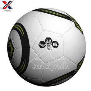 Ballon de football en PU de haute qualité, durable et écologique, personnalisable avec votre propre logo, pour les équipes sportives, utilisation en extérieur, fabriqué au Pakistan - Product Image 6
