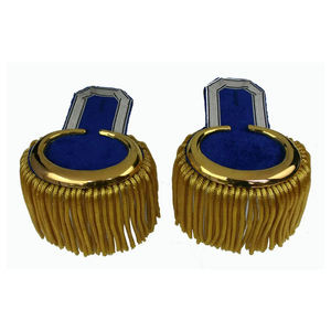 Badges de style personnalisé, franges vertes, velours violet, épingle en métal sans nickel, circulaires, décoratifs, pour application sur vêtements - Product Image 6