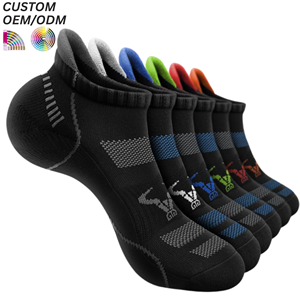 Calcetines Deportivos de Compresión Personalizados, Tejidos, Transpirables, Antibacterianos, para Yoga en Interiores y Uso Diario, con Soporte OEM/ODM para Venta al Por Mayor - Product Image 5