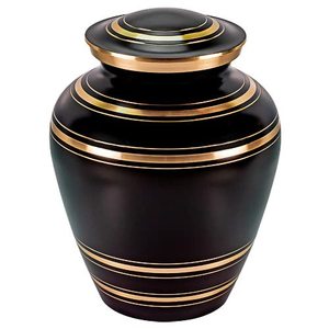 Luxury Inspired Brass Adult Funeral Ashes Urn Cremation <b>Memorial</b> <b>Keepsake</b> Holder Crafted With Refined Fine Detailing - Product Image 1