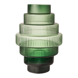 แจกันแก้วดีไซน์ทันสมัย หนา ทนทาน สำหรับตกแต่งบ้านและสำนักงาน - Product Image 1