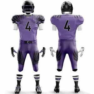 High Quality Breathable Summer Fashion Plus Size Blank Adult Training Custom American Football Uniform Sets 100% Polyester - Product Image 4
