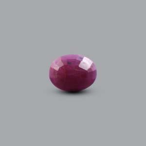 Loose 3.95 Ct African Ruby Oval Cabochon Gemstone for Fine Jewelry - Product Image 2
