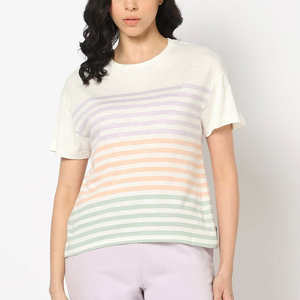 Camisetas Extra Grandes de Poliéster para Mujer, Suaves, Ligeras, Estilo Casual, Fabricante OEM, Exportación al por Mayor - Product Image 3