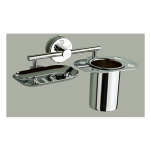 Ensemble porte-savon et gobelet mural pour salle de bain, de qualité supérieure, écologique, avec un design moderne et durable - Product Image 1