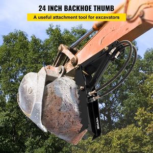 Accessori per pollice per escavatore terne idraulico da 24 pollici Assemblaggio piastra in acciaio da 12MM imbullonato per macchine da costruzione - Product Image 2