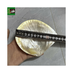 Assiette de service pour caviar de haute qualité, faite à la main, en nacre naturelle, vaisselle élégante, assiette décorative pour la restauration fine - Product Image 2