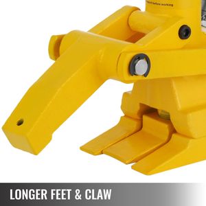 Pompa Idraulica a Pedale da 10.000 PSI per Smontagomme, Strumento per Riparazione Pneumatici Commerciali di Trattori e Camion, con Piedini a Artiglio - Product Image 4