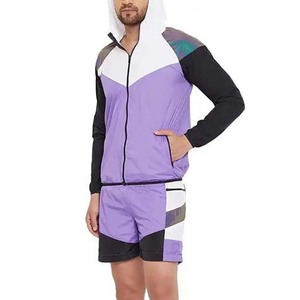 2026 Custom Puff Print Logo Women Two Piece Hoodie <b>Set</b> Cut <b>Sew</b> Cotton Joggers Sun Faded Cropped Hoodie and Short <b>Set</b> - Product Image 4