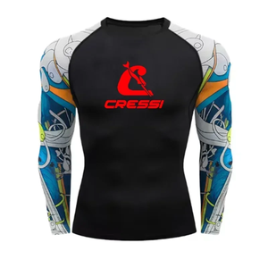 Camiseta de Compresión Sialkot MMA Transpirable UPF50+ de Secado Rápido y Ecológica de Spandex/Nylon - Product Image 3