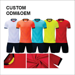 Maillot de football personnalisable, maillot de foot sur mesure, durable, 100% polyester, séchage rapide, impression par sublimation, service OEM, uniforme d'entraînement - Product Image 4