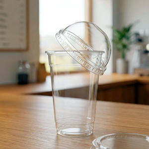 แก้วพลาสติก PP แบบใช้แล้วทิ้ง QUANG QUAN ขนาด 16 ออนซ์ ทรงกลม สำหรับกาแฟ ชา น้ำผลไม้ และเครื่องดื่ม พร้อมฝาปิดขนาด 95 มม. - Product Image 1