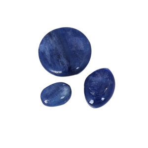 Kyanite bleue naturelle, cabochon de forme libre, pierre précieuse semi-polie pour la fabrication de bijoux - Product Image 1