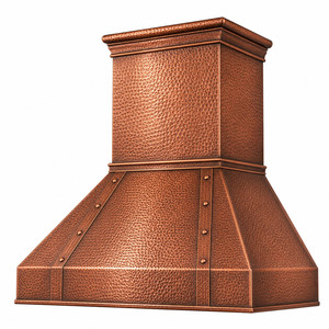 Meilleur design de hotte rustique en cuivre, hotte de cheminée en cuivre, hotte artisanale en gros, hotte de cheminée classique, hotte de cuisinière en cuivre pur - Product Image 4