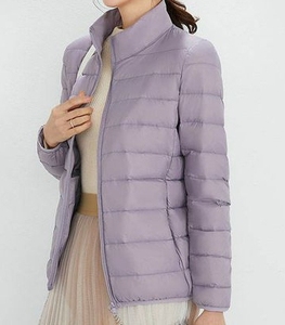 Wholesale Custom <b>Women</b>’s <b>Padded</b> Puffer Jacket, Slim Fit Quilted <b>Winter</b> <b>Coat</b> with Stand Collar, Lightweight Warm Jacket OEM - Product Image 1