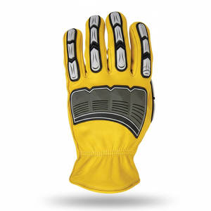 Guantes de Impacto de Cuero y TPR para Uso Profesional con Diseño Duradero y Protección Completa para Hombres - Product Image 1