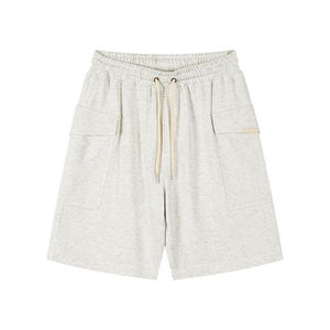 กางเกงกีฬาขาสั้นระบายอากาศสำหรับผู้ชาย สวมใส่สบาย ทรงหลวม เหมาะสำหรับออกกำลังกาย วิ่ง ใส่ในฤดูร้อน น้ำหนักเบา มีเชือกผูก เอวปรับได้ เหมาะสำหรับฟิตเนสและสวมใส่ลำลอง - Product Image 5