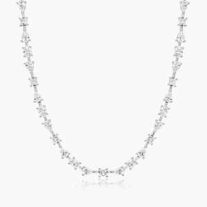 Collier Tennis Chaîne Cubaine en Moissanite Certifiée IGI, Vente en Gros Usine, Bijoux en Argent Sterling 925 pour Cadeau de Mariage Unisexe - Product Image 4