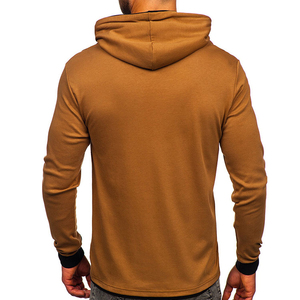 Customized Embroidery 100% Fleece Soft Fabric Full Sleeve Eco-Friendly Breathable Lined <b>Hoodies</b> <b>Plain</b> Blank Thermal Hood Adults - Product Image 2