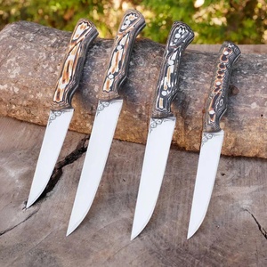 Handmade Custom Hand Forged Stainless Steel Kitchen <b>Slicing</b> <b>Knife</b> Set 4 Pieces Resin Handle 67-Layer Damascus Pattern - Product Image 4