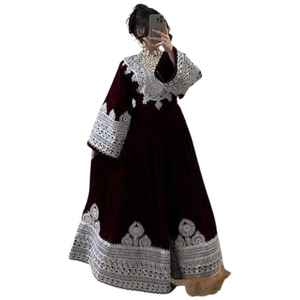 Robes de mariée pakistanaises en gros, dernières arrivées, robes brodées à manches longues pour femmes, vêtements régionaux - Product Image 1