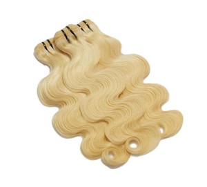 Extensiones de Cabello Humano Virgen Indio Rubio, Ondulado, Remy, Doble Trama a Máquina, Doble Grosor, 100% Cabello Humano - Product Image 1
