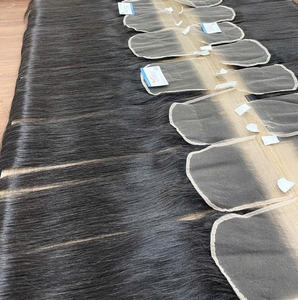 Cheveux vierges Remy vietnamiens bruts fermeture en gros dentelle HD pour 4x4 5x5 6x6 couleur naturelle droite qu'un cheveu T2555 - Product Image 5